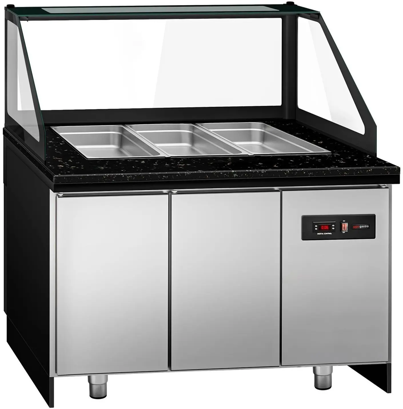 Saladeta GGM Gastro Toronto SAE125DN (Black/Natural) - 5