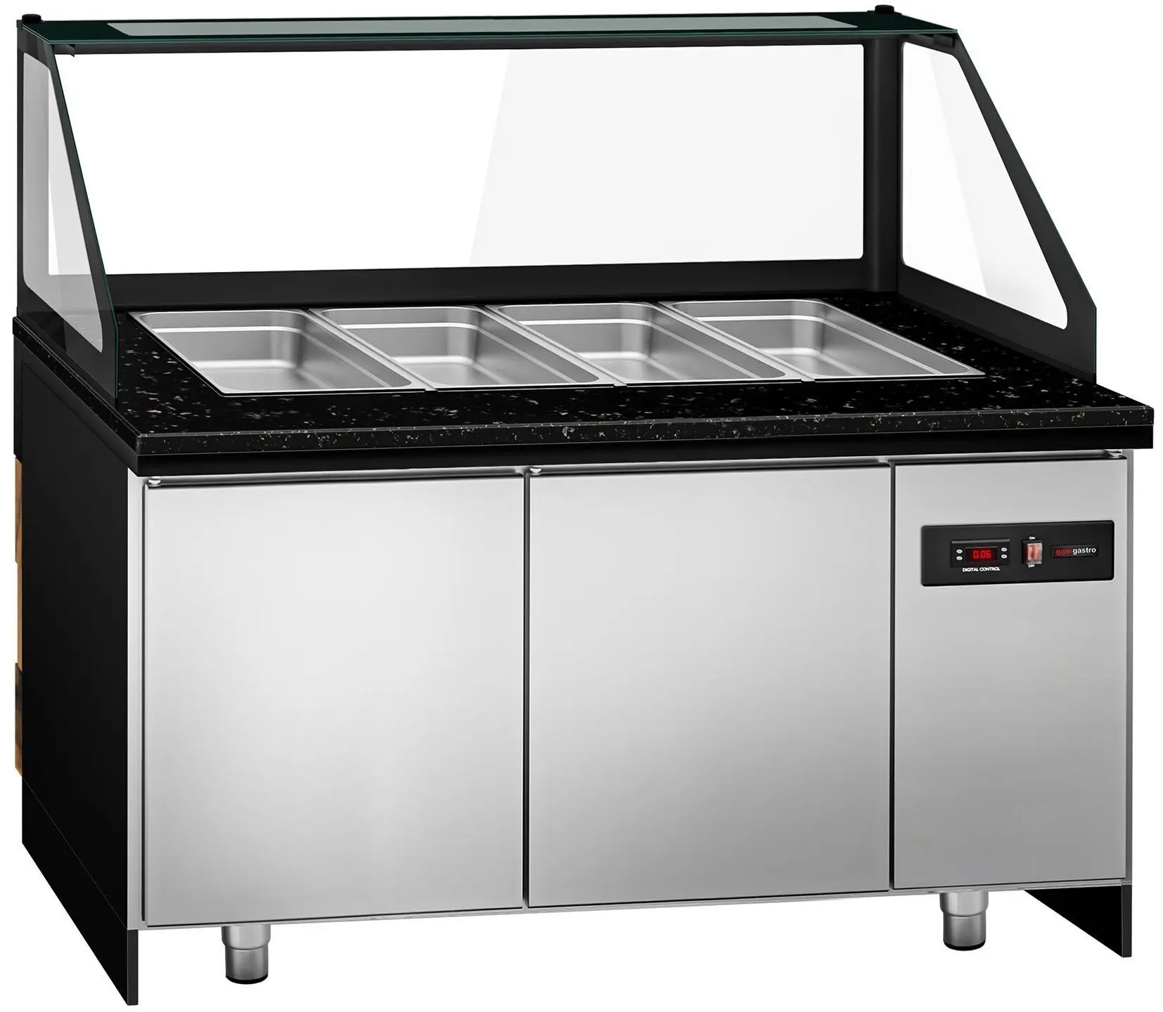 Saladeta GGM Gastro Toronto SAE150G-S (Black) - 5