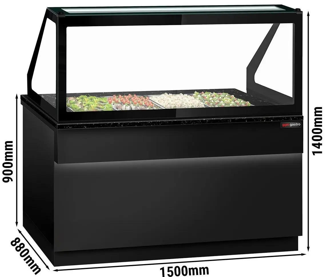 Saladeta GGM Gastro Toronto SAE150G-S (Black) - 7