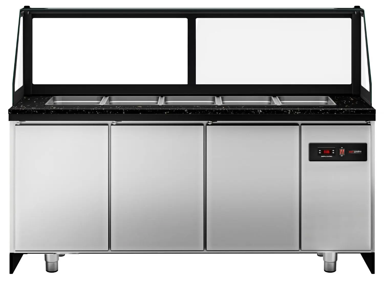 Саладетта GGM Gastro Toronto SAE200DN (Black/Natural) - 4