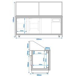 Саладетта GGM Gastro Toronto SAE200DN (Black/Natural) Thumb
