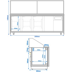 Саладетта GGM Gastro Toronto SAE255DN (Black/Natural) Thumb