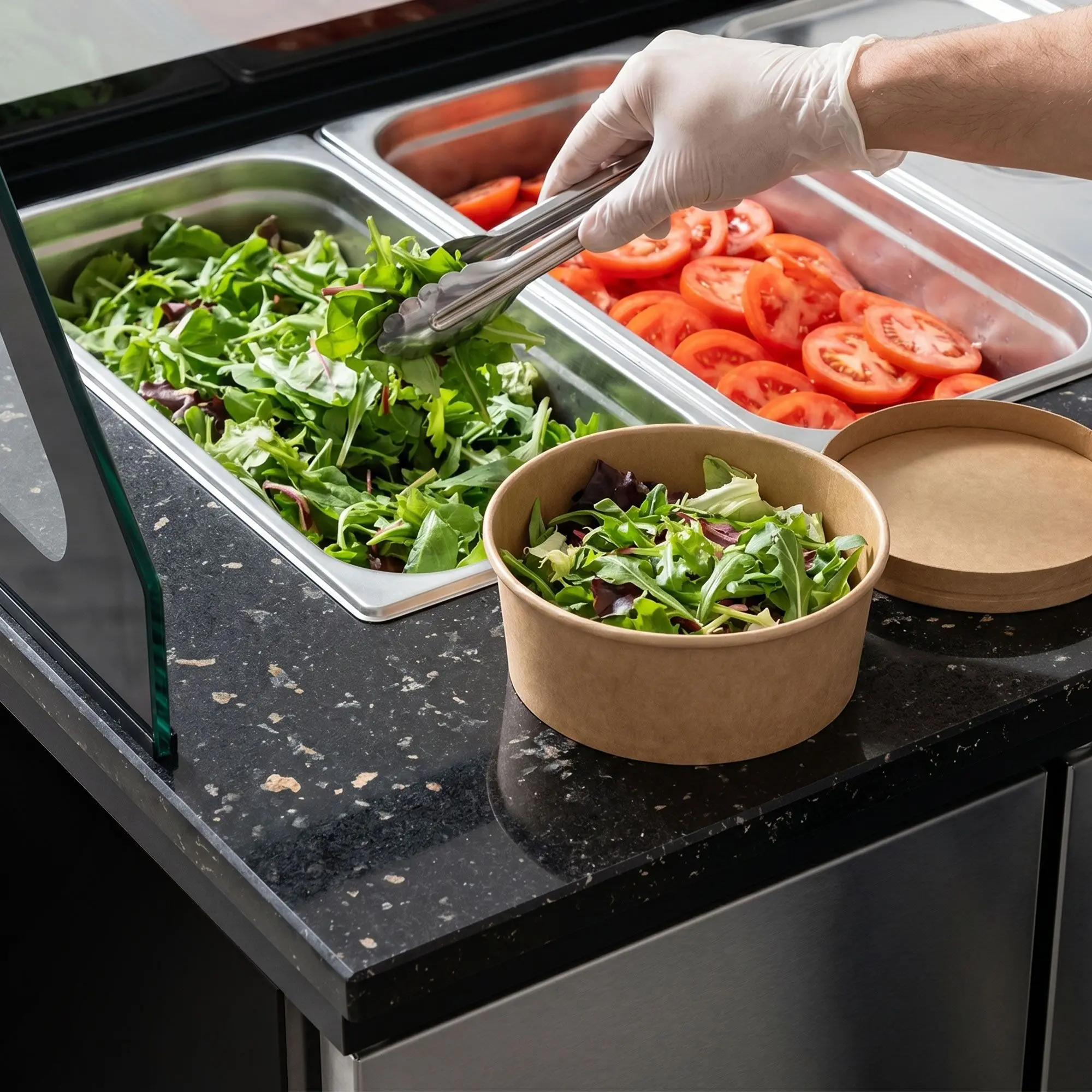 Саладетта GGM Gastro Toronto SAE255DN (Black/Natural) - 10