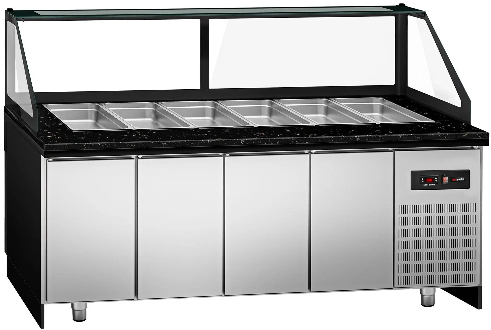Saladeta GGM Gastro Toronto SAE255G-S (Black) - 5