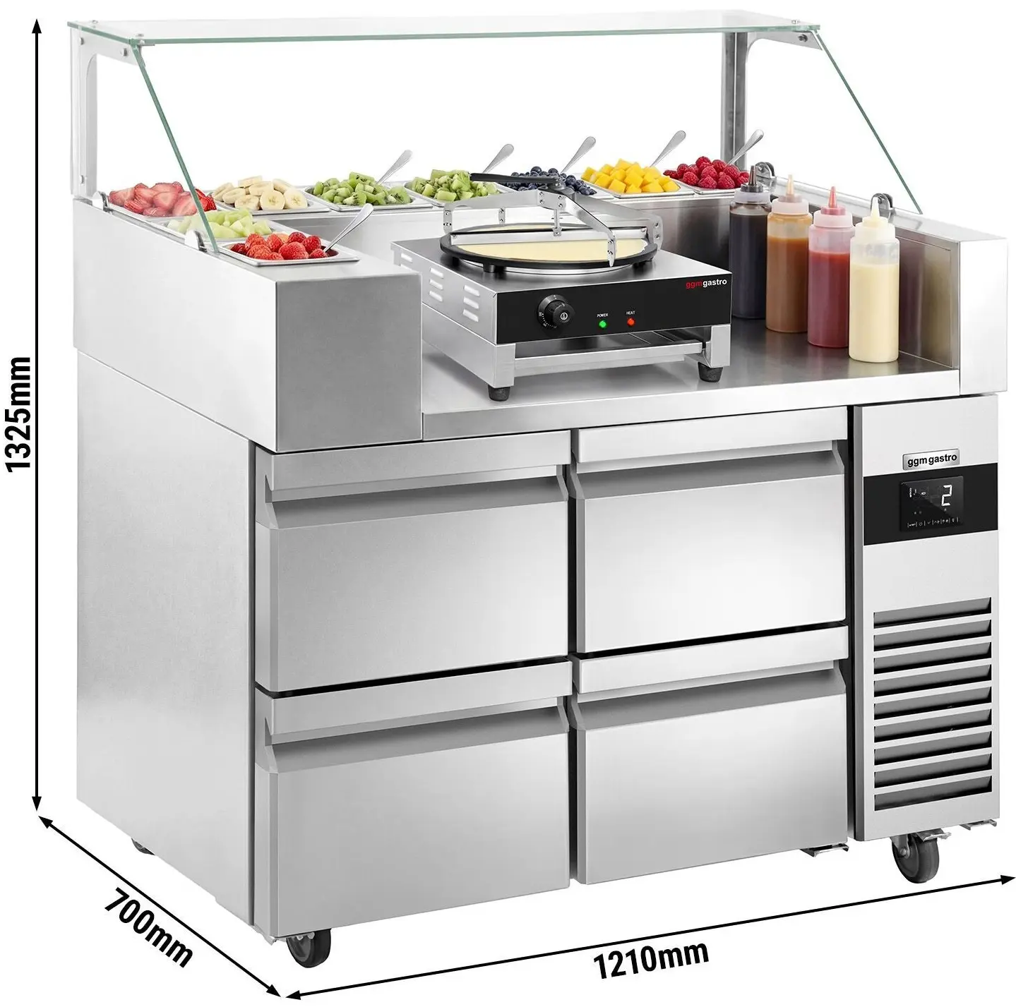 Саладетта GGM Gastro ZBF127DN#CGK4#CTV#2SBF (Inox) - 11