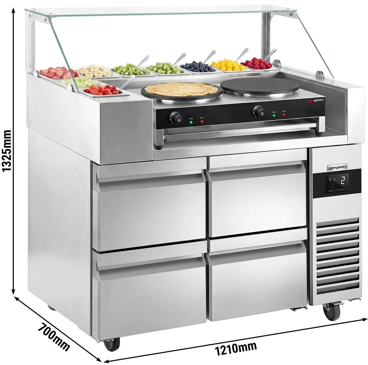 Saladeta GGM Gastro ZBF127DN#CGK40-2#2SBF (Inox) - 9