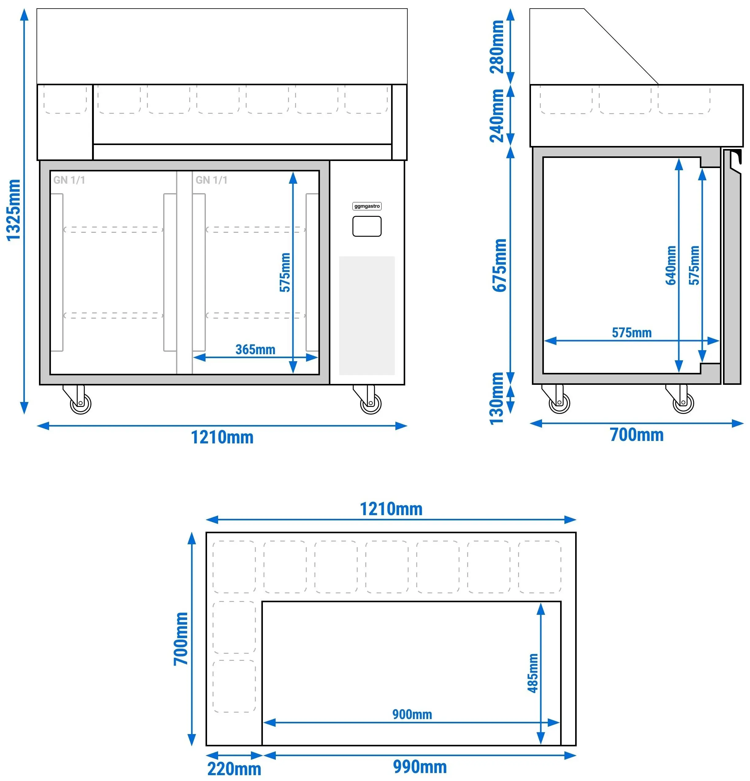 Саладетта GGM Gastro ZBF127DN#CGK41#CTVML4 (Inox) - 12