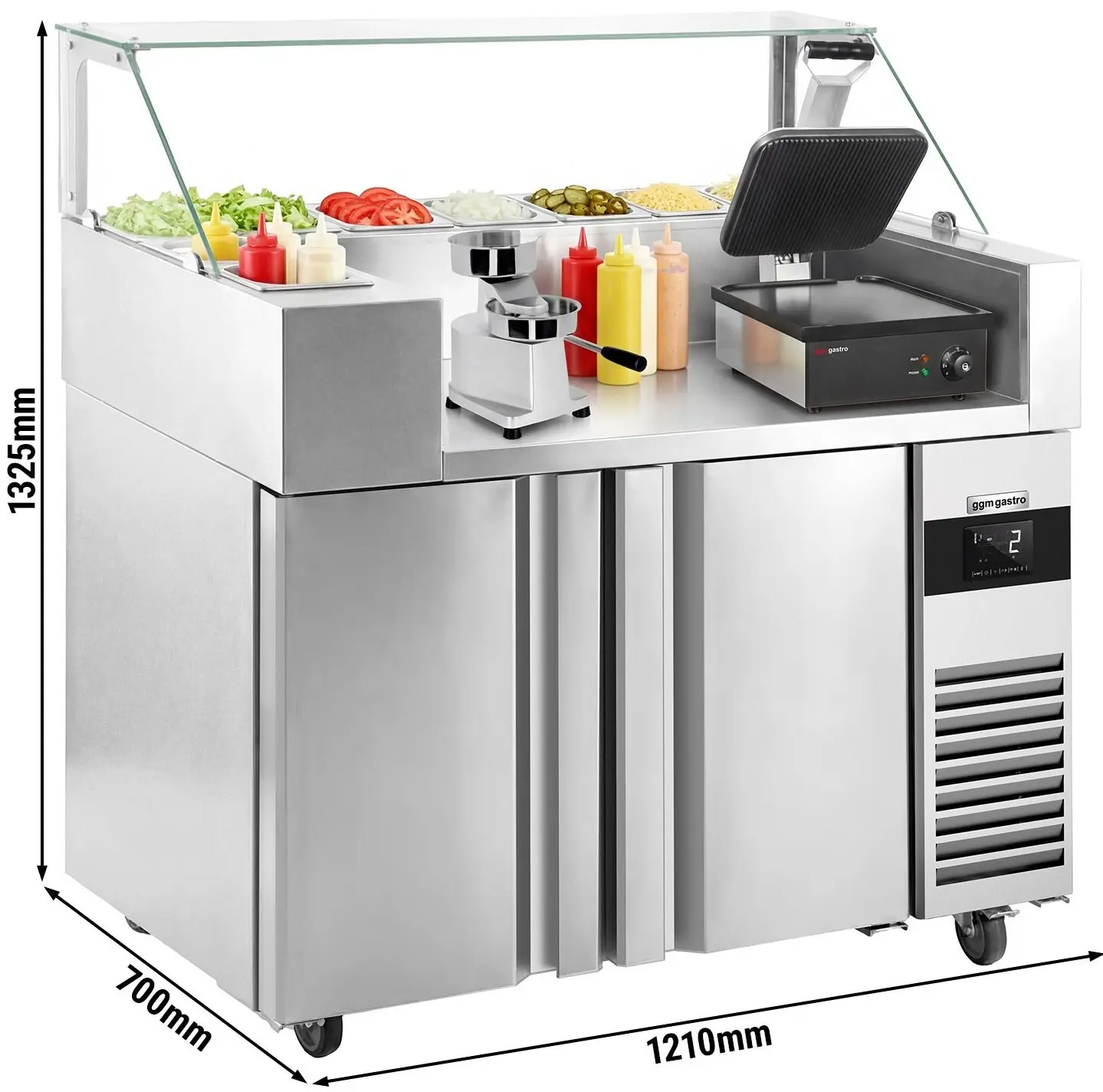 Saladeta GGM Gastro ZBF127DN#KGJ13#HMH130 (Inox) - 13
