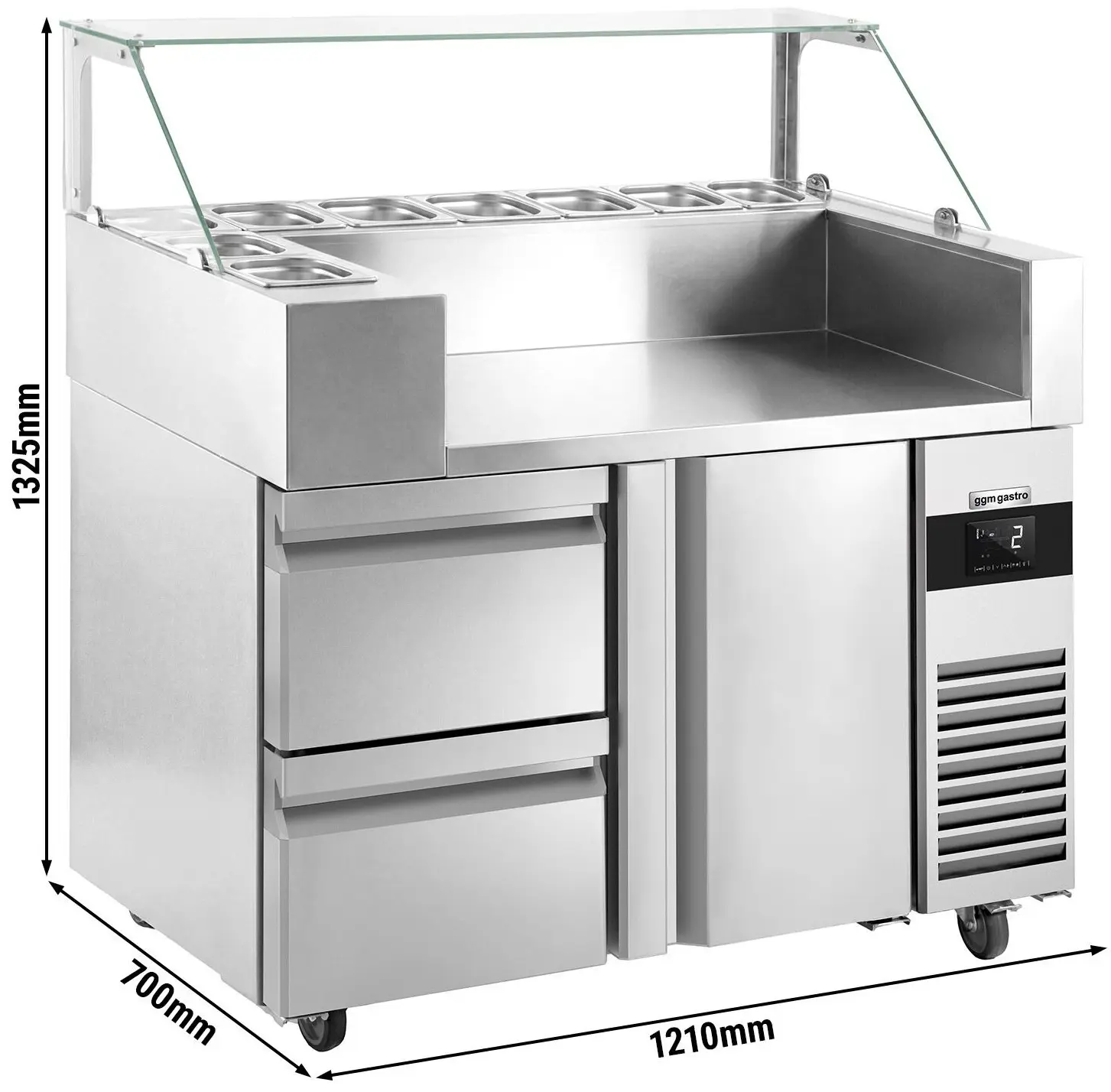 Саладетта GGM Gastro ZBF127DN#SBF1212 (Inox) - 7