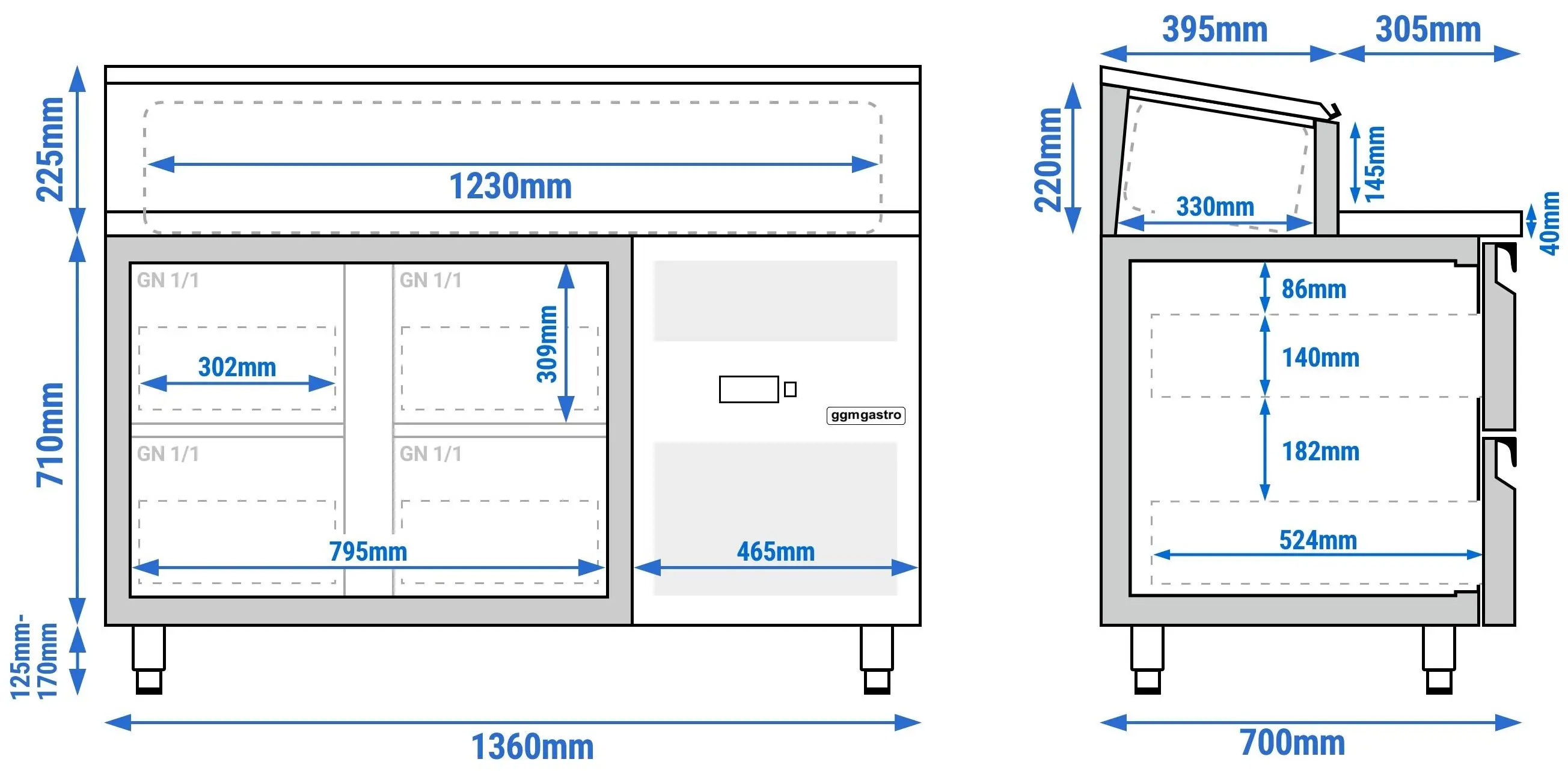 Саладетта GGM Gastro ZBG157N4D#07 (Inox) - 13