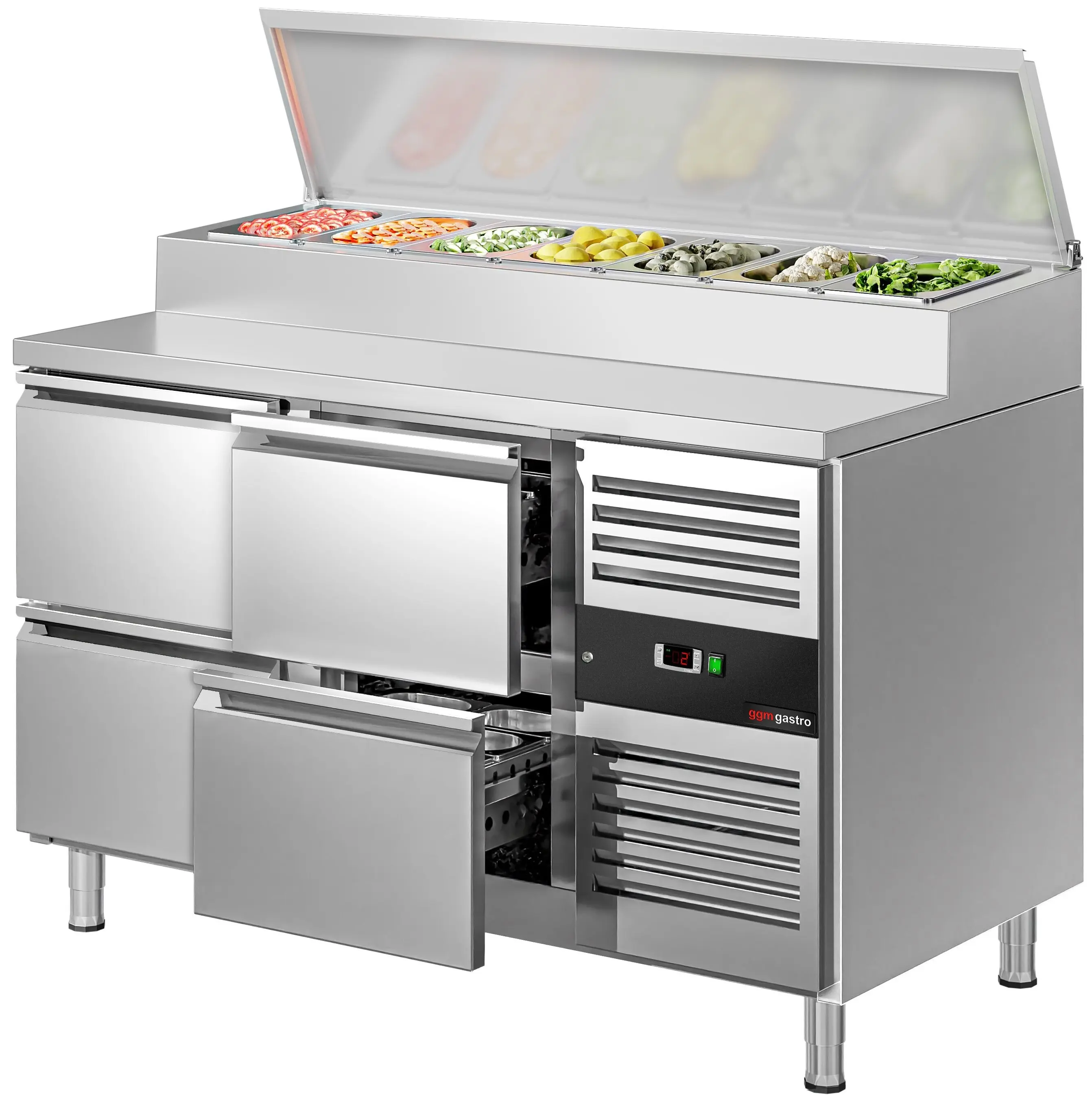 Саладетта GGM Gastro ZBG157N4D (Inox) - 4