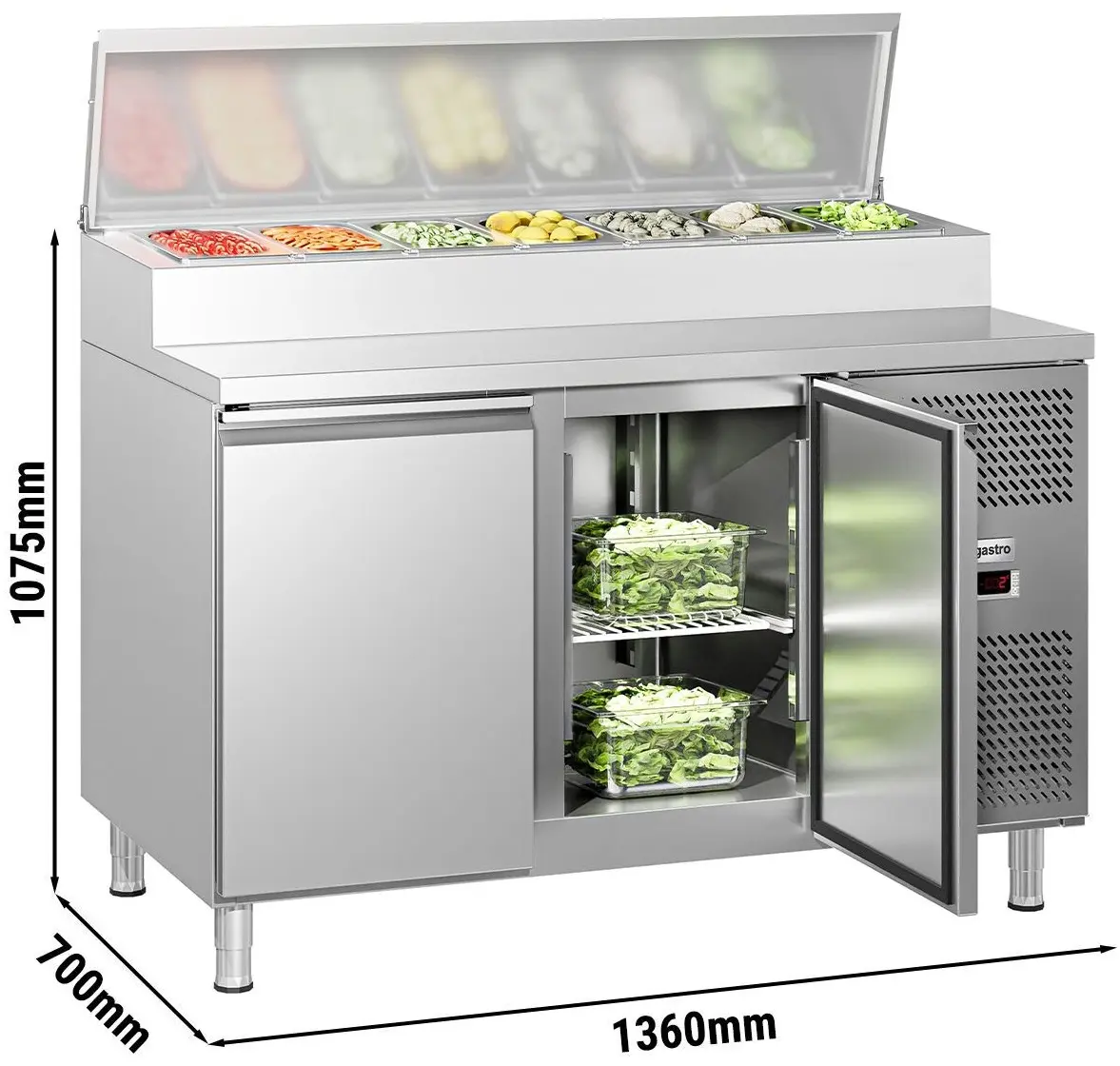 Saladeta GGM Gastro ZBG157ND#07 (Inox) - 12