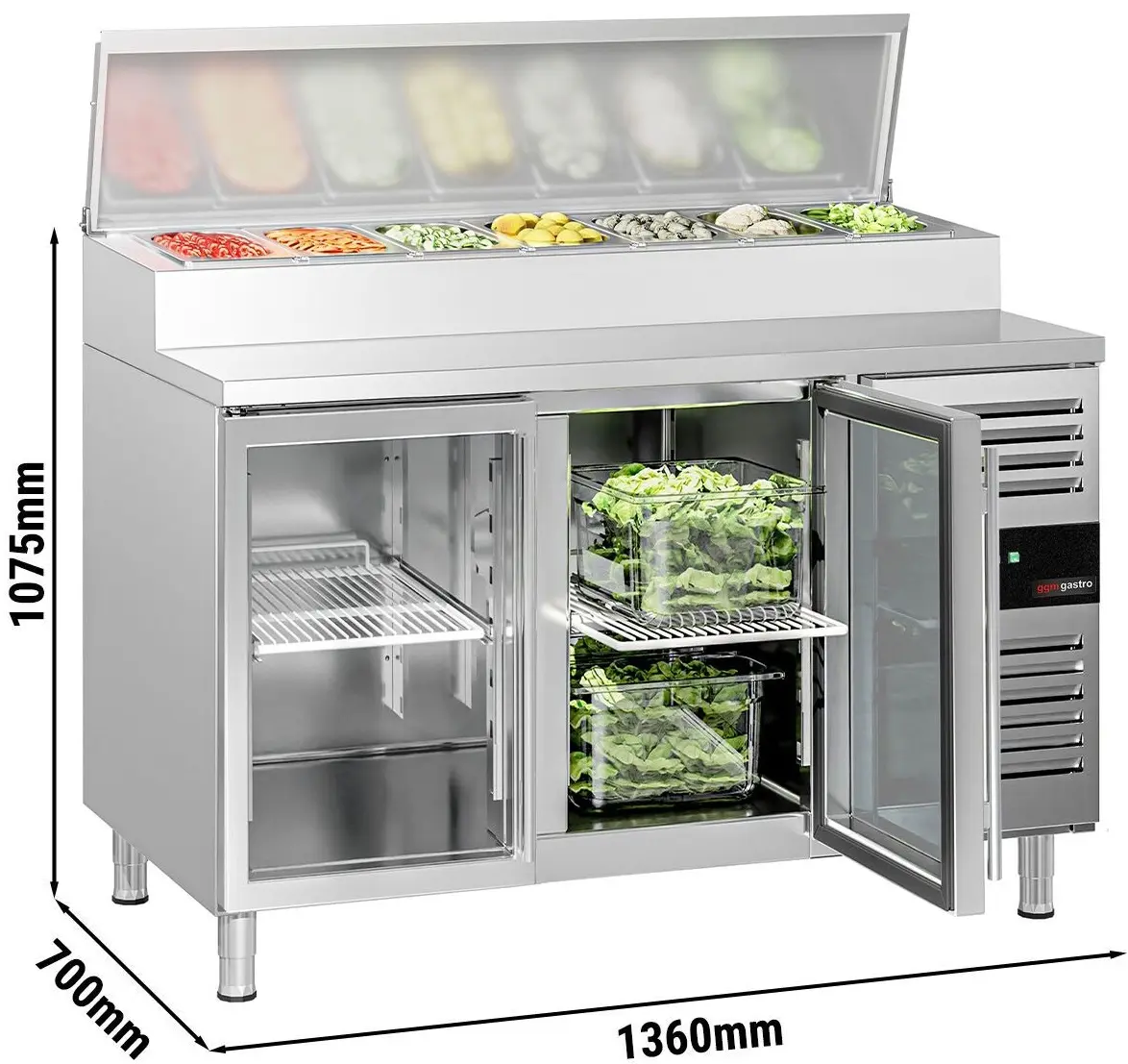 Saladeta GGM Gastro ZBG157ND#2G (Inox) - 8