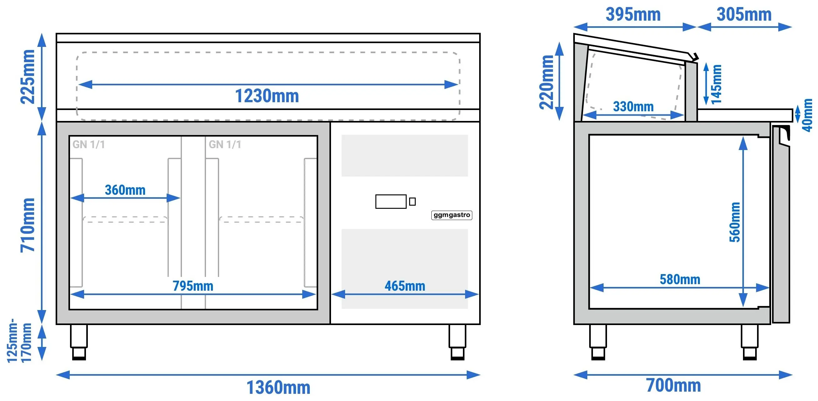 Саладетта GGM Gastro ZBG157ND (Inox) - 14