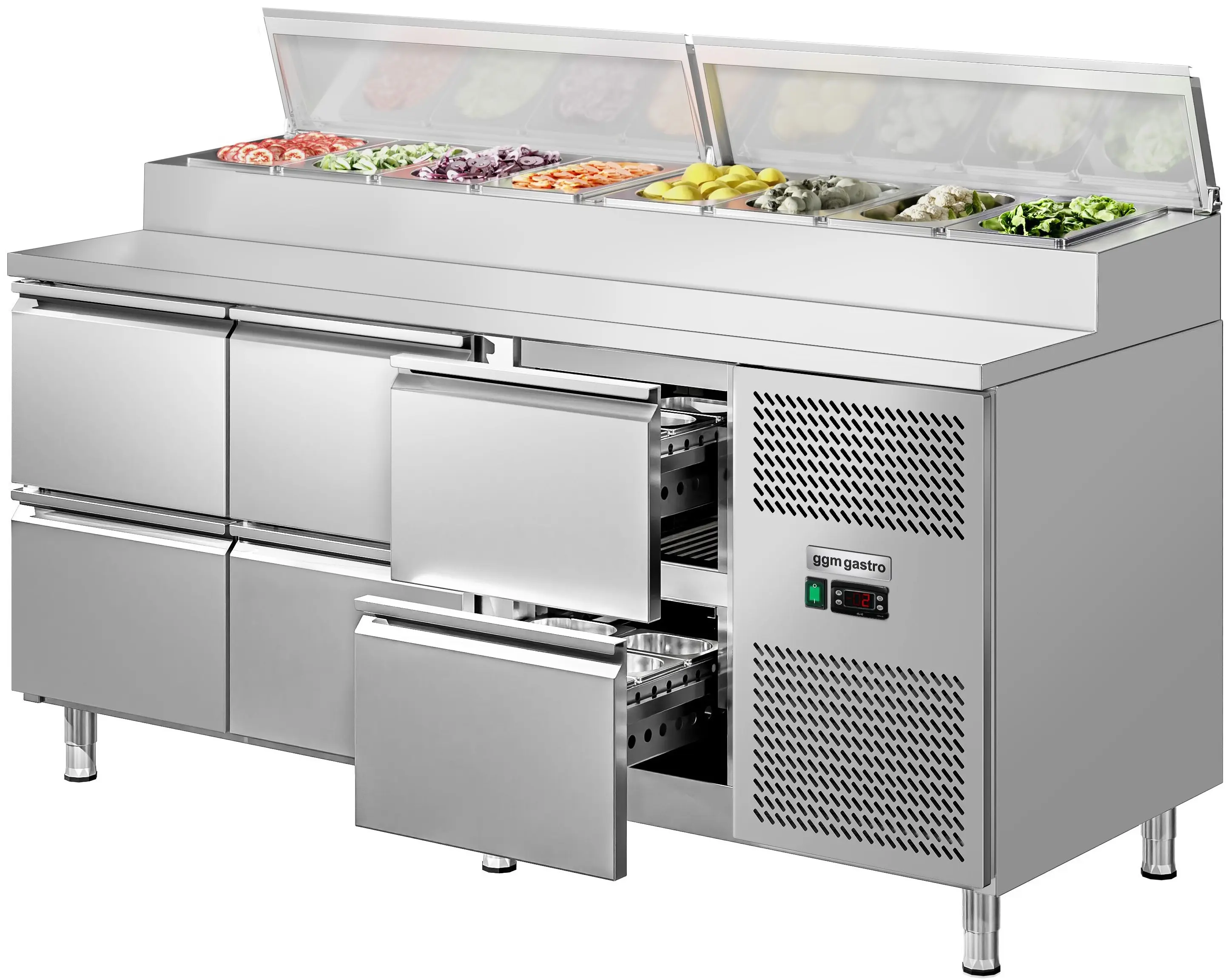 Saladeta GGM Gastro ZBG207N6D#07 (Inox) - 3