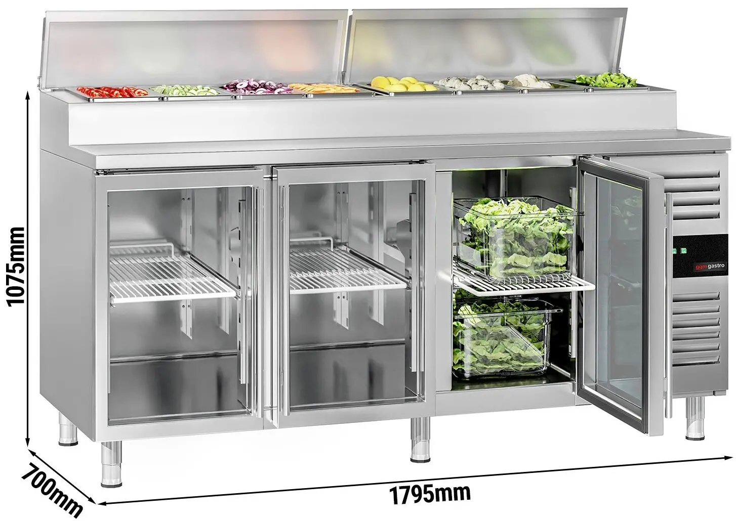 Саладетта GGM Gastro ZBG207ND#3G (Inox) - 8