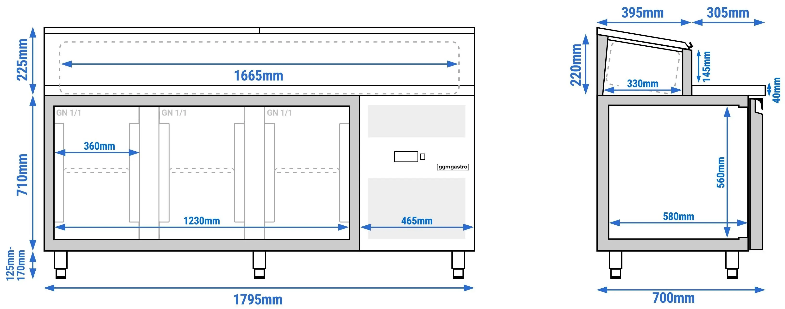 Саладетта GGM Gastro ZBG207ND (Inox) - 12