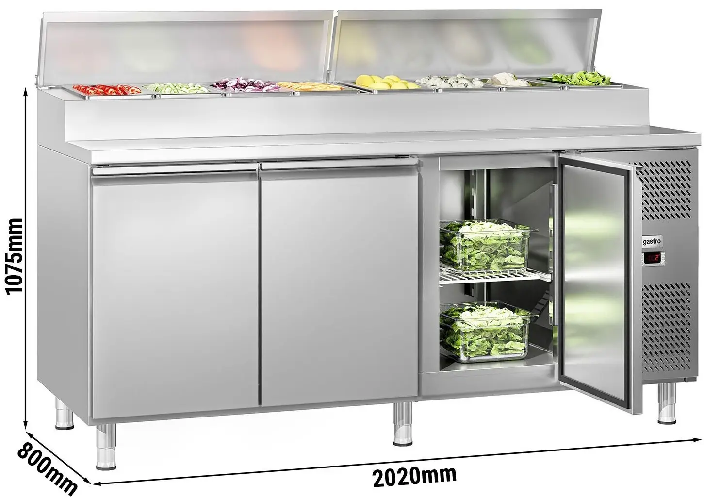 Saladeta GGM Gastro ZBG208ND#07 (Inox) - 11