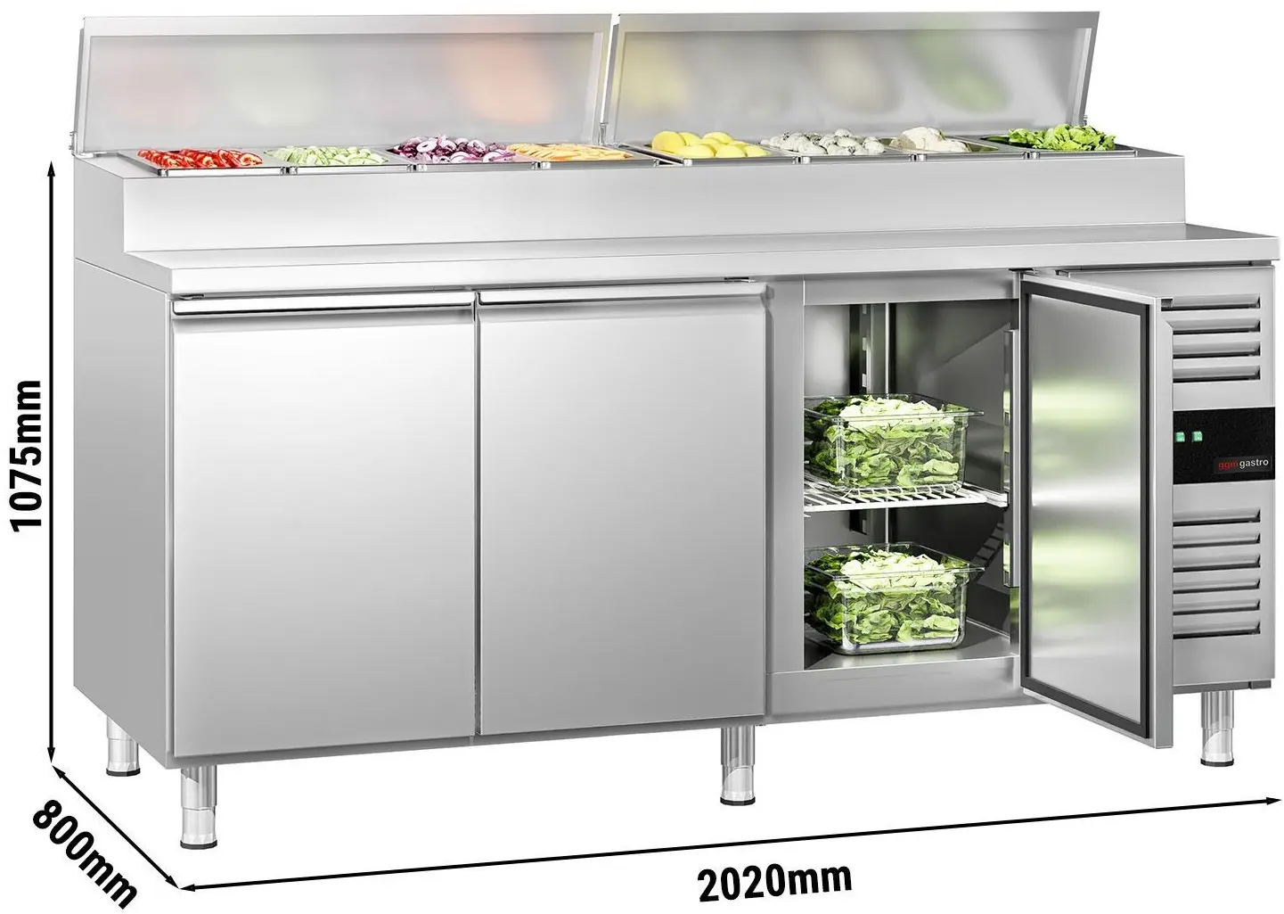 Саладетта GGM Gastro ZBG208ND (Inox) - 13