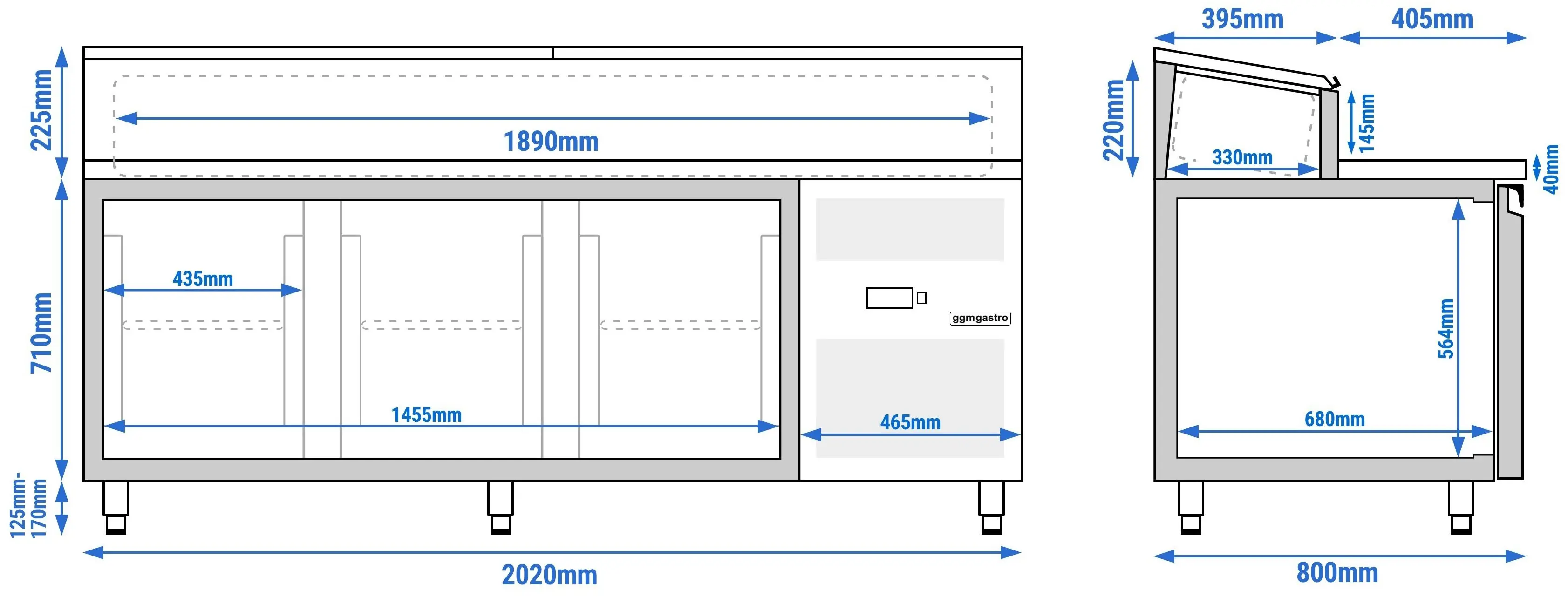 Саладетта GGM Gastro ZBG208ND (Inox) - 14