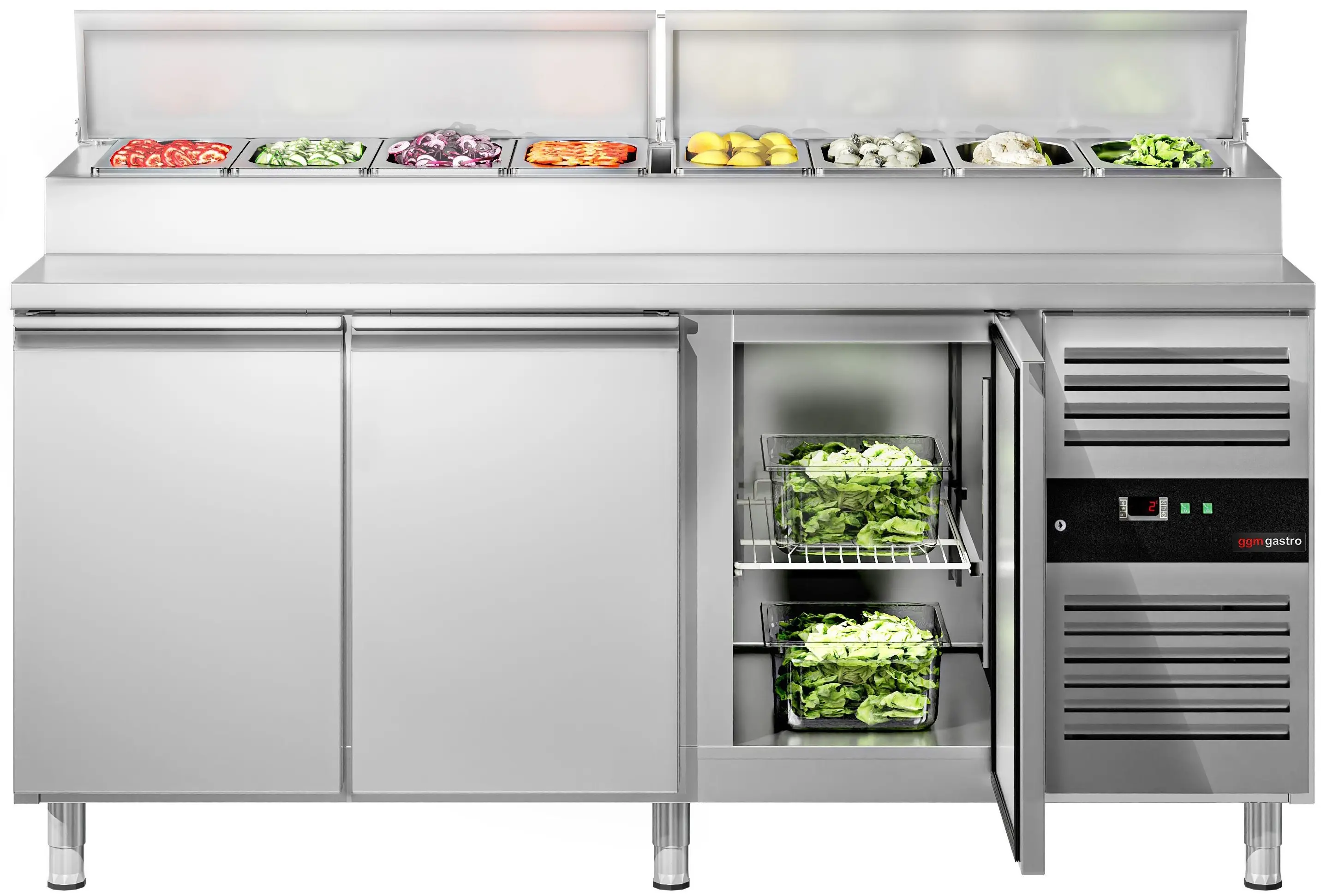 Саладетта GGM Gastro ZBG208ND (Inox) - 3