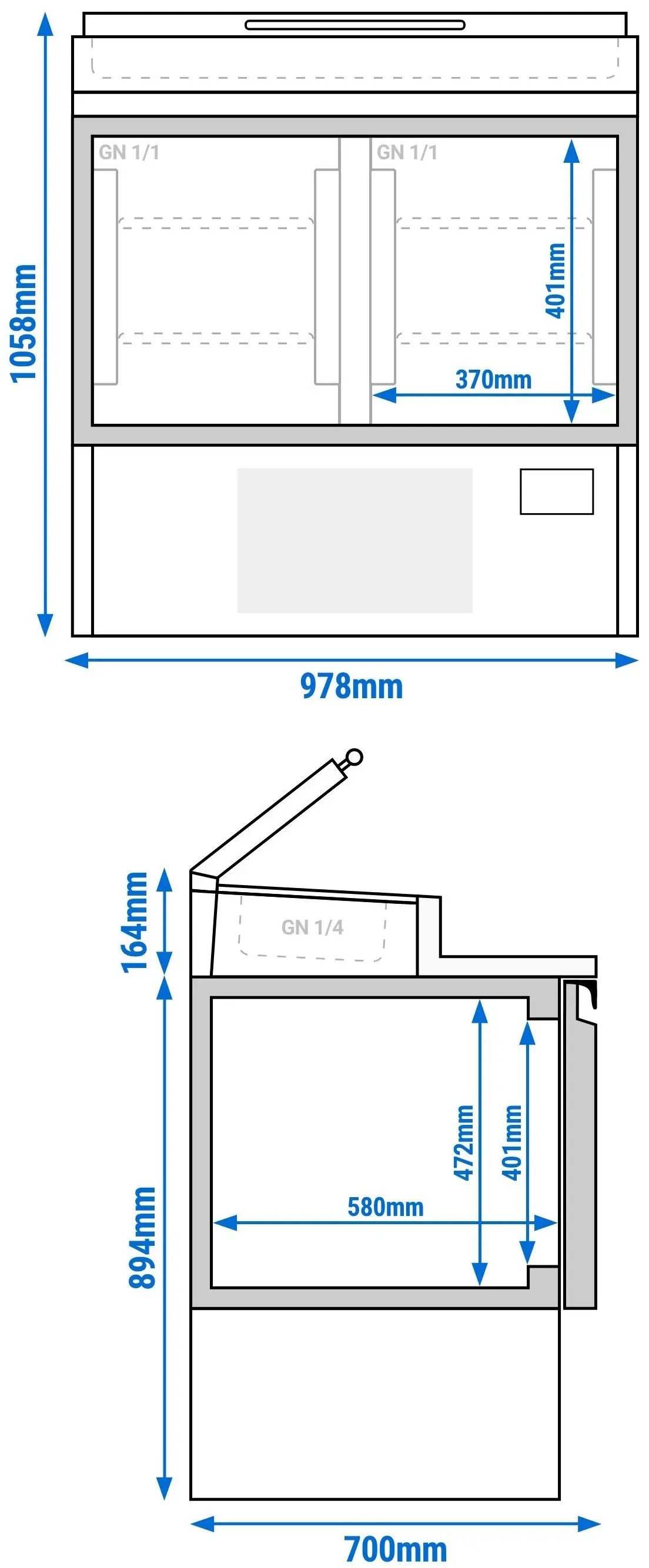Saladeta GGM Gastro ZTI107M (Inox) - 12