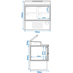 Saladeta GGM Gastro ZTI107MS1213 (Inox) Thumb