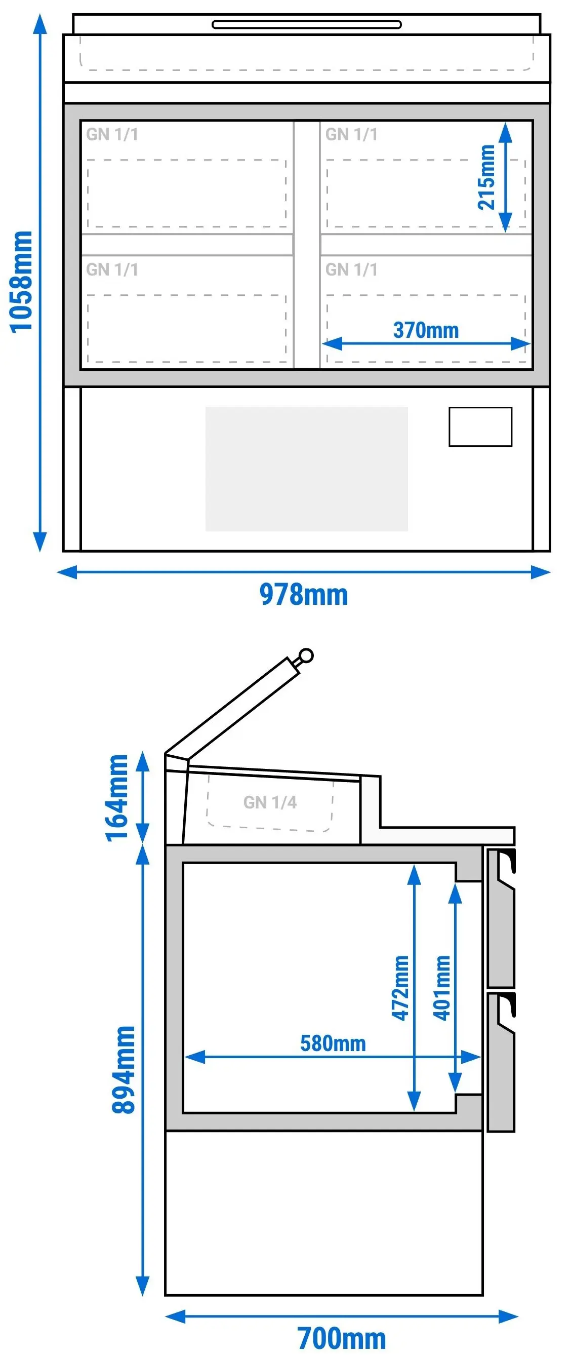 Saladeta GGM Gastro ZTI107MS1213 (Inox) - 11