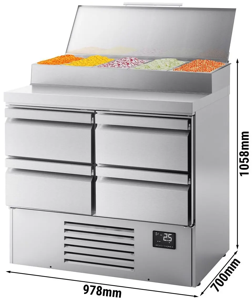 Saladeta GGM Gastro ZTI107MS1213 (Inox) - 10