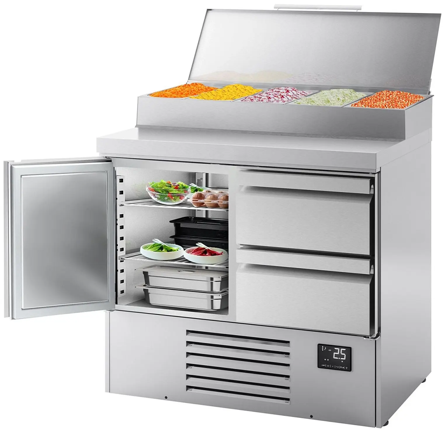 Saladeta GGM Gastro ZTI107MT1S1213 (Inox) - 2