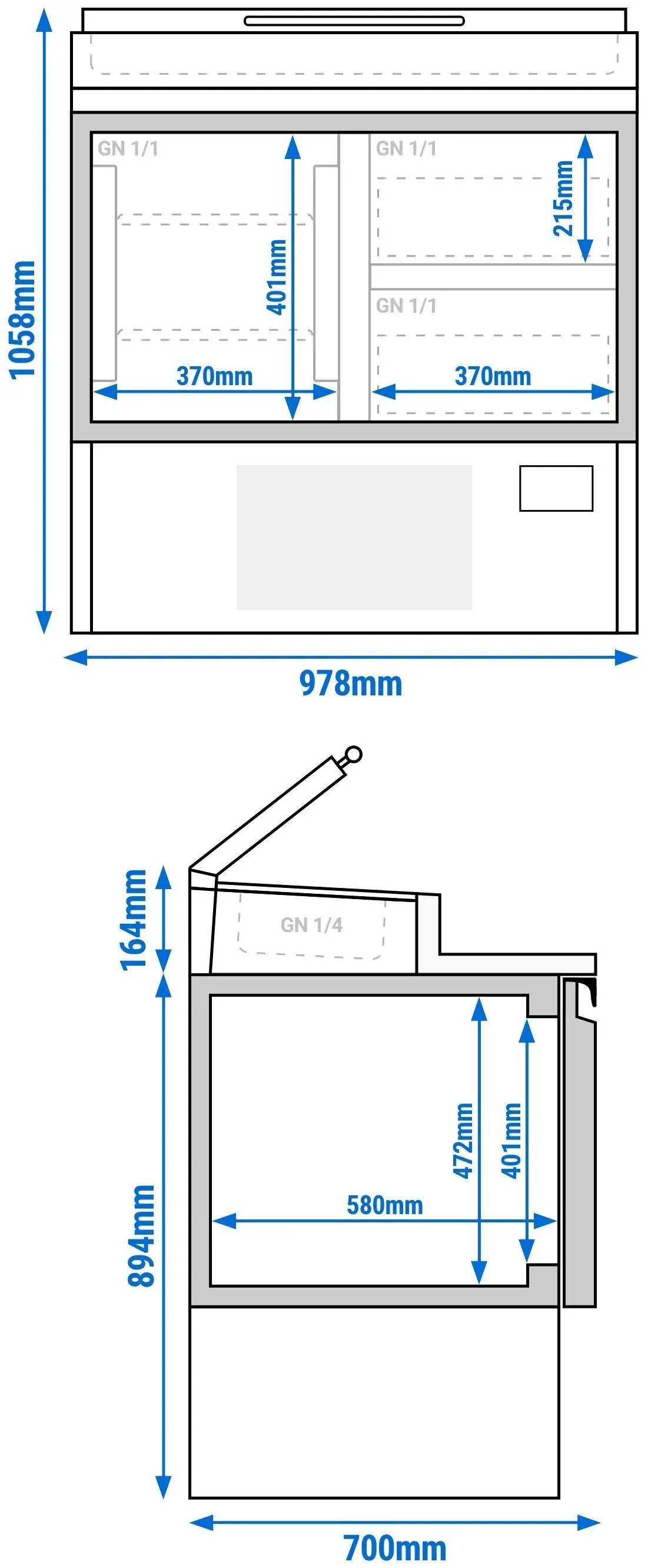 Saladeta GGM Gastro ZTI107MT1S1213 (Inox) - 12