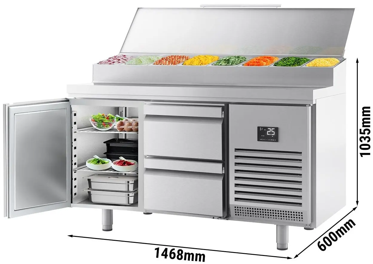 Saladeta GGM Gastro ZTI156T1S1212 (Inox) - 11