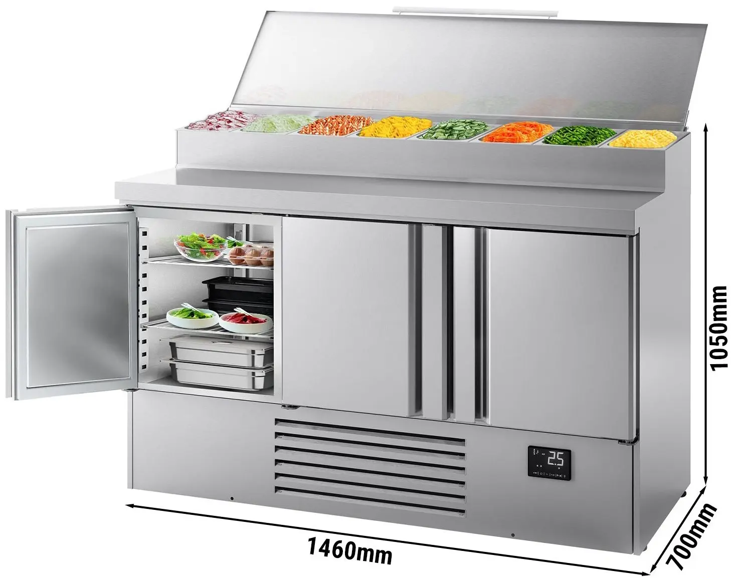 Саладетта GGM Gastro ZTI157M (Inox) - 11