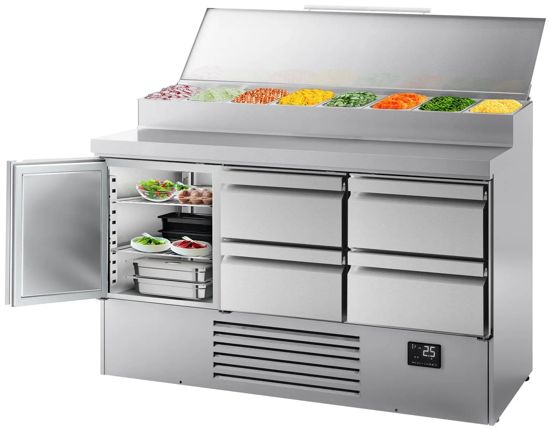Saladeta GGM Gastro ZTI157MT1S1213 (Inox) - 2