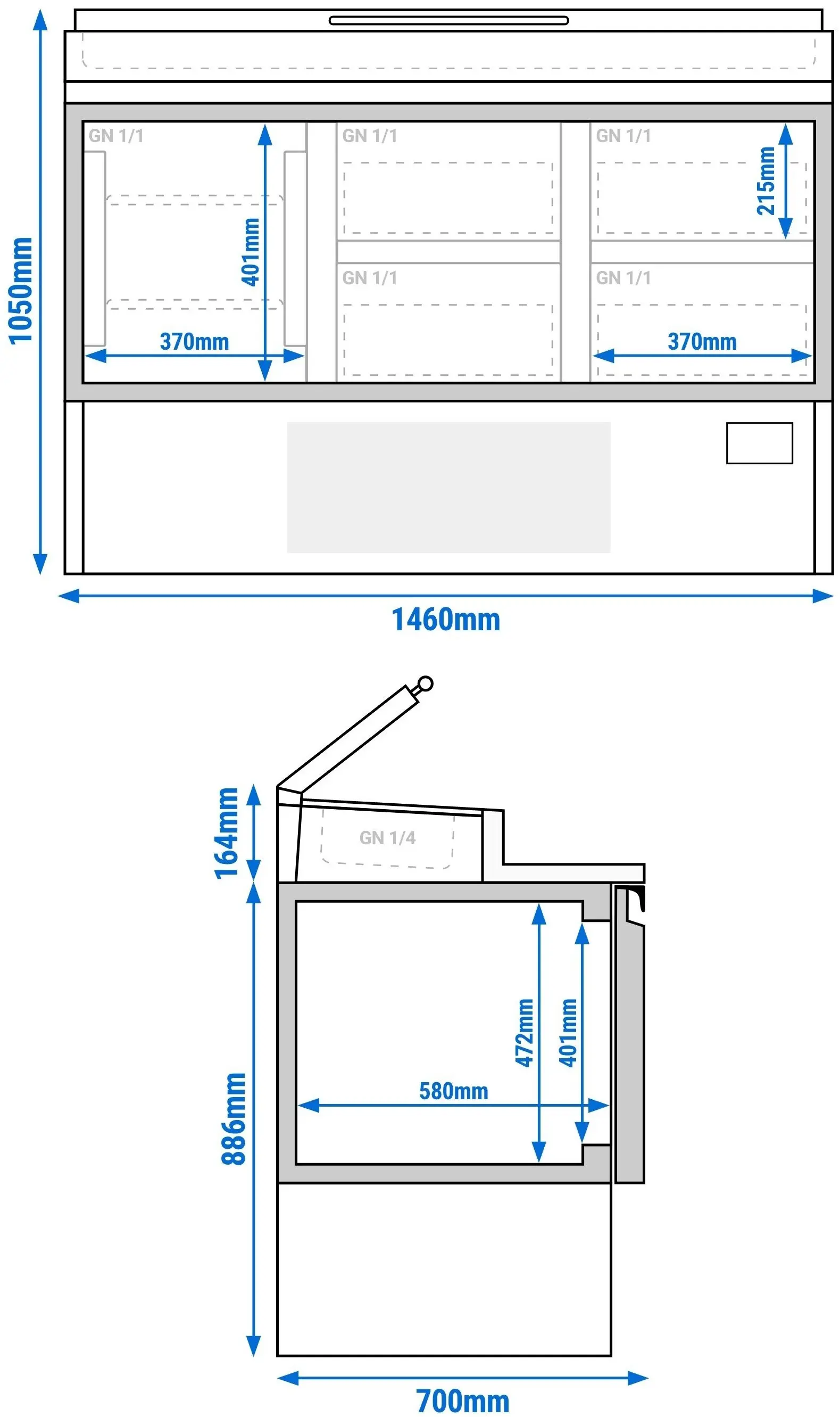 Saladeta GGM Gastro ZTI157MT1S1213 (Inox) - 12