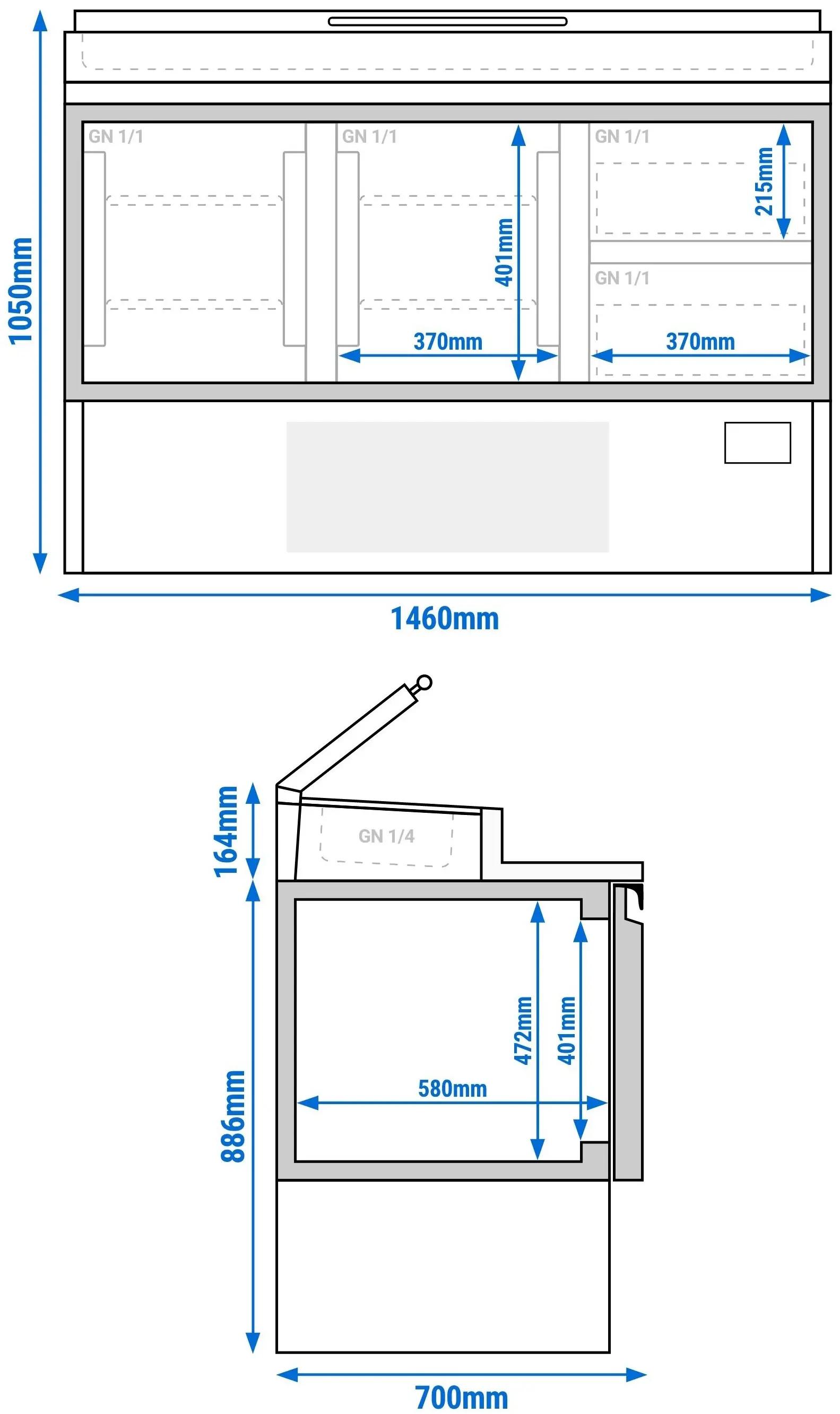 Саладетта GGM Gastro ZTI157MT2S1213 (Inox) - 12