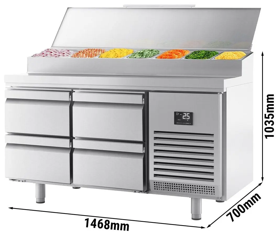 Saladeta GGM Gastro ZTI157S1212 (Inox) - 10