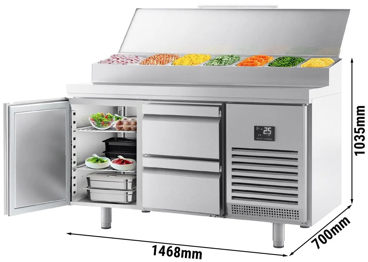 Saladeta GGM Gastro ZTI157T1S1212 (Inox) - 11