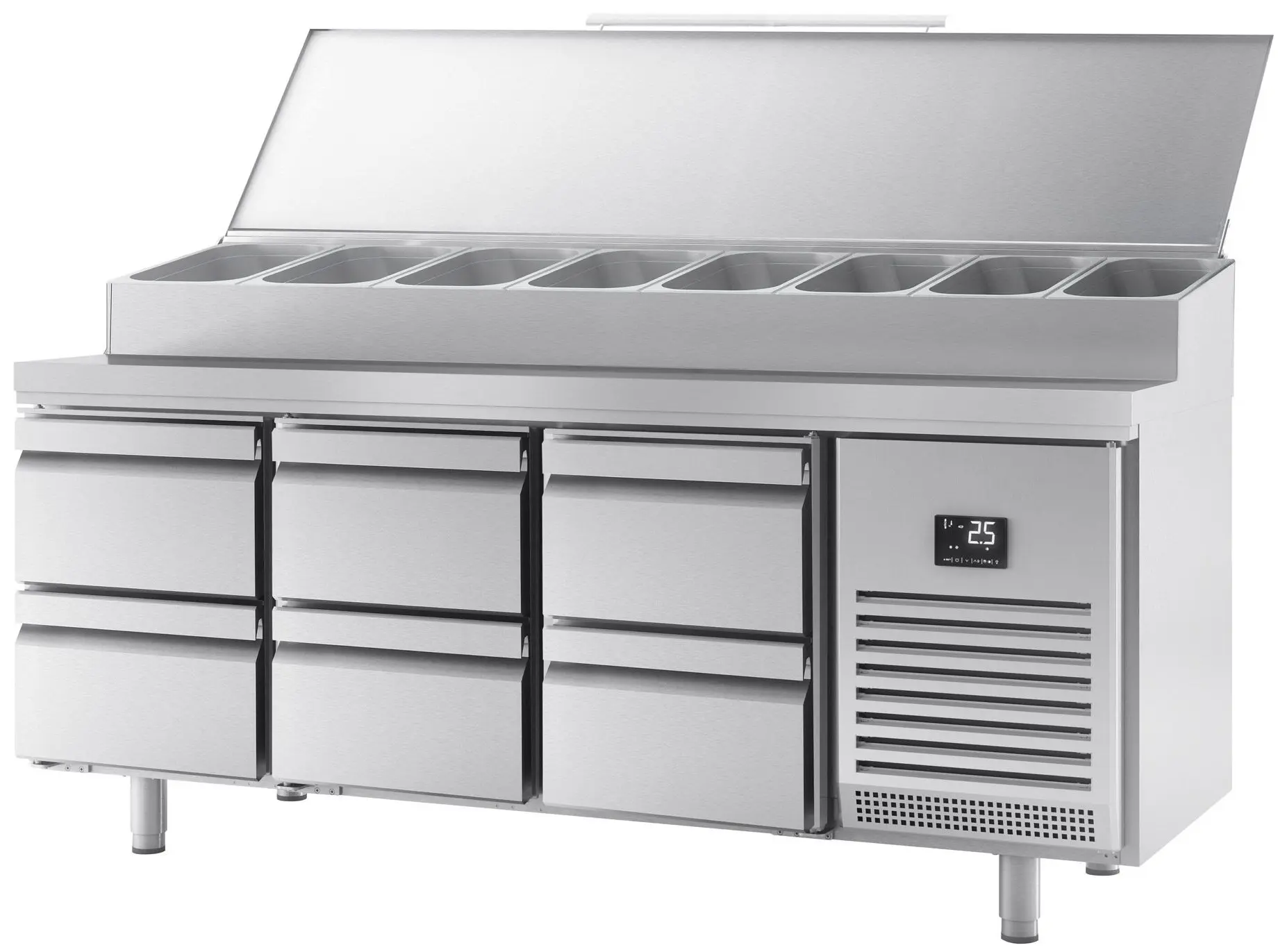 Saladeta GGM Gastro ZTI206S1212 (Inox) - 2
