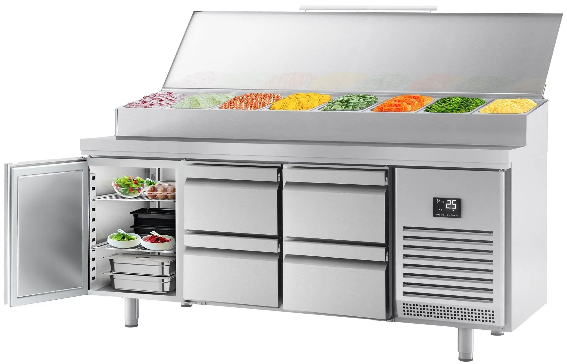 Saladeta GGM Gastro ZTI206T1S1212 (Inox) - 2