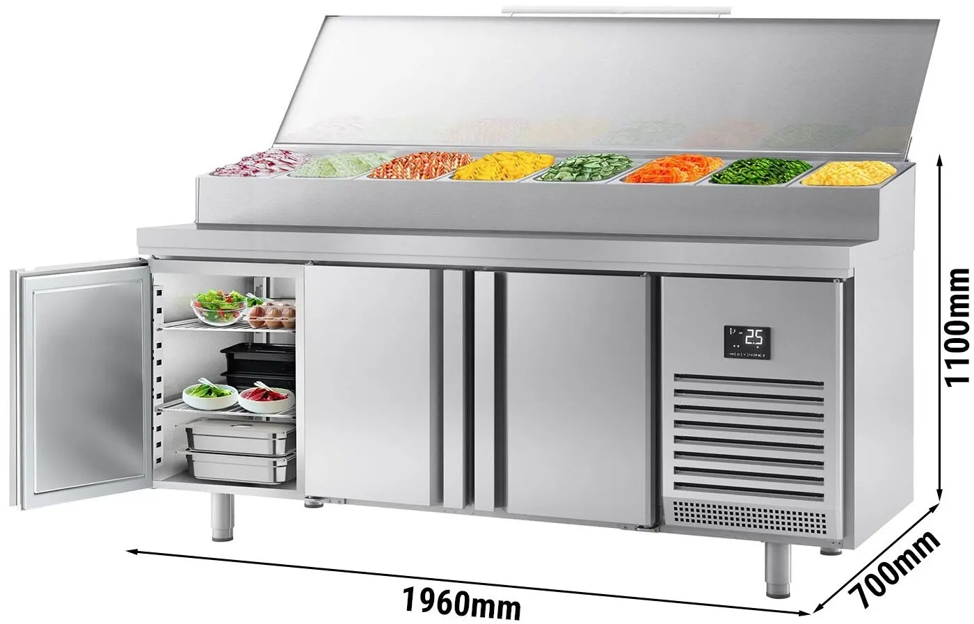 Saladeta GGM Gastro ZTI207 (Inox) - 10