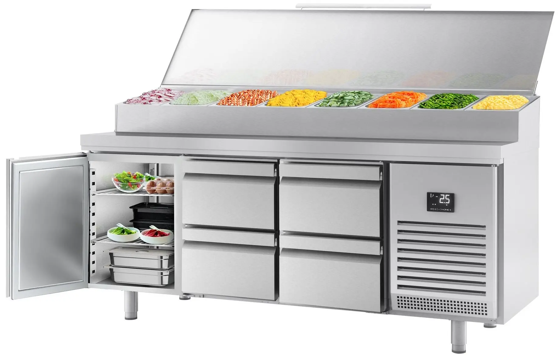 Saladeta GGM Gastro ZTI207T1S1212 (Inox) - 2