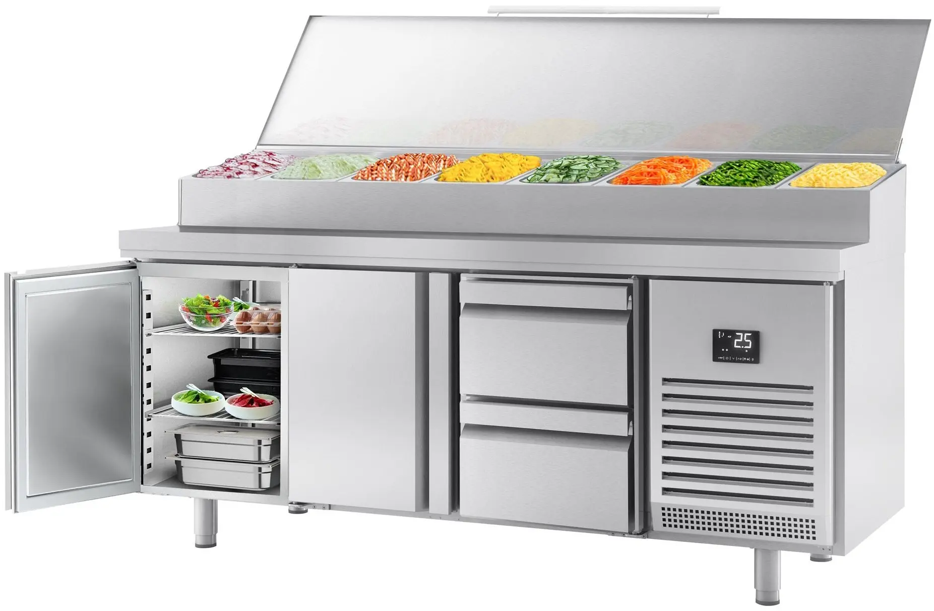 Саладетта GGM Gastro ZTI207T2S1212 (Inox) - 2