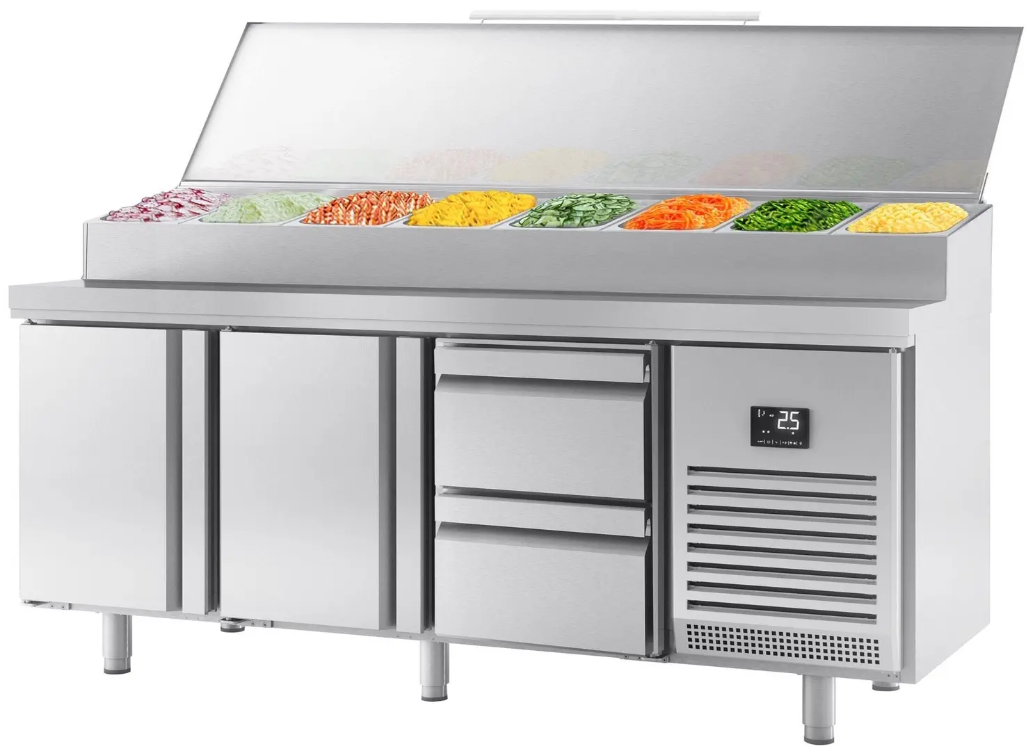 Саладетта GGM Gastro ZTI207T2S1212 (Inox)