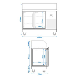 Saladeta GGM Gastro ZTSF147 (Inox) Thumb