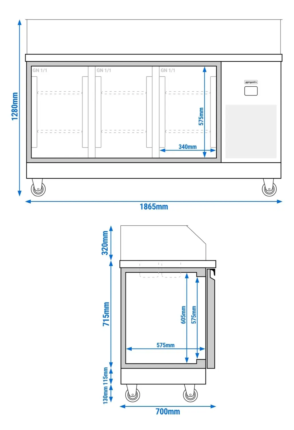 Saladeta GGM Gastro ZTSF187 (Inox) - 4
