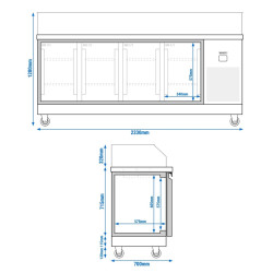 Saladeta GGM Gastro ZTSF237 (Inox) Thumb