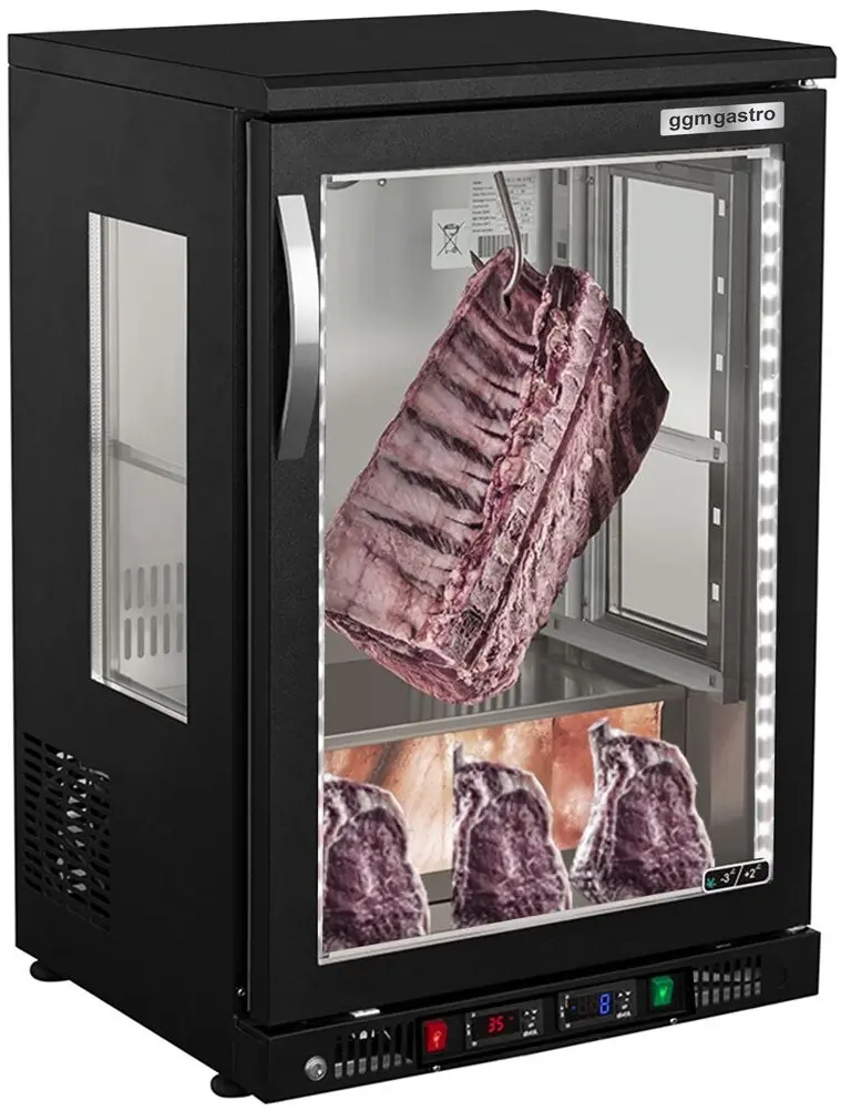 Dulap pentru maturarea carnii GGM Gastro FRSF1GT (Black)
