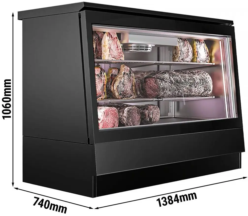 Шкаф для вызревания мяса GGM Gastro FRVI13B (Black) - 7