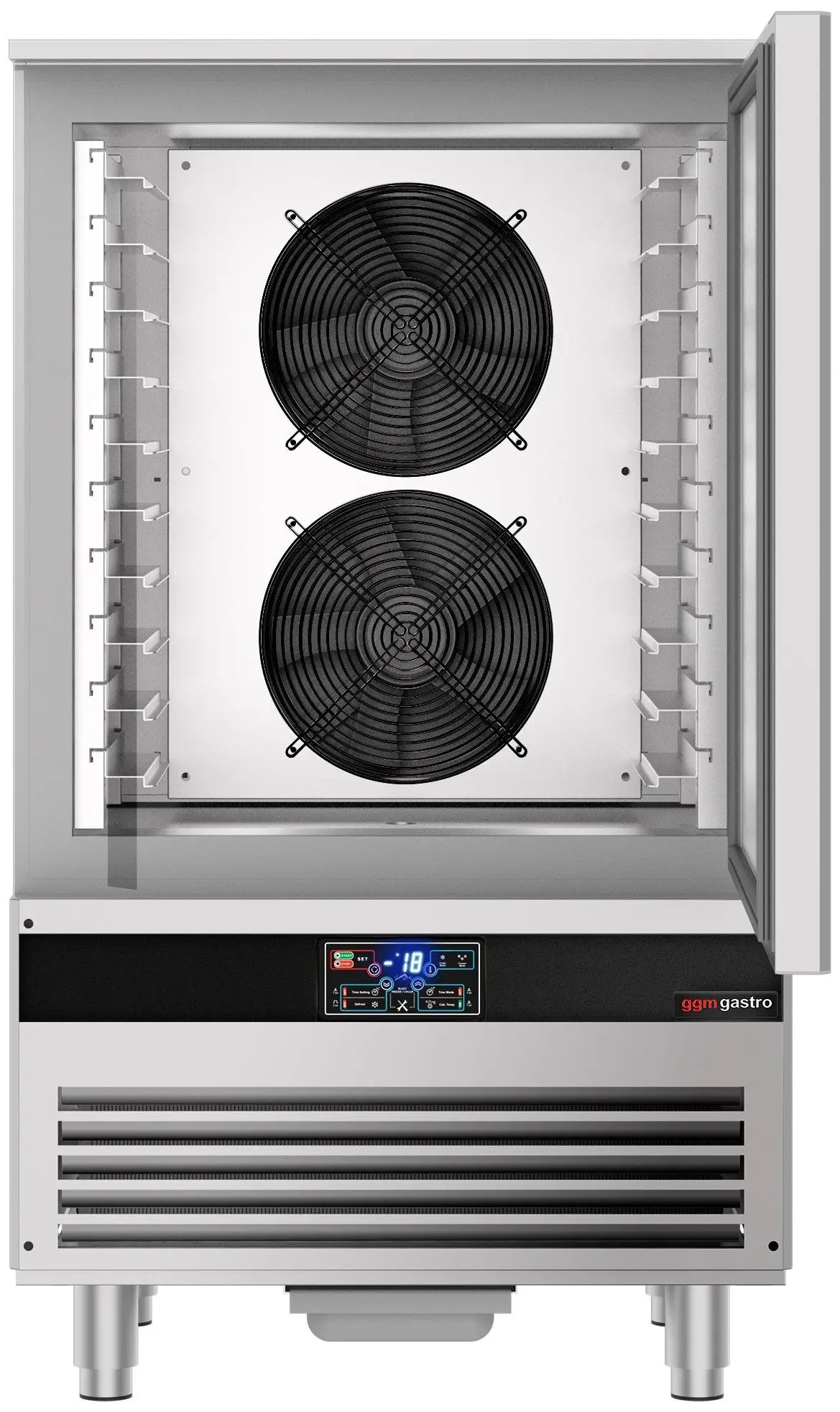 Congelator cu soc termic GGM Gastro SFF1046NR (Inox) - 4